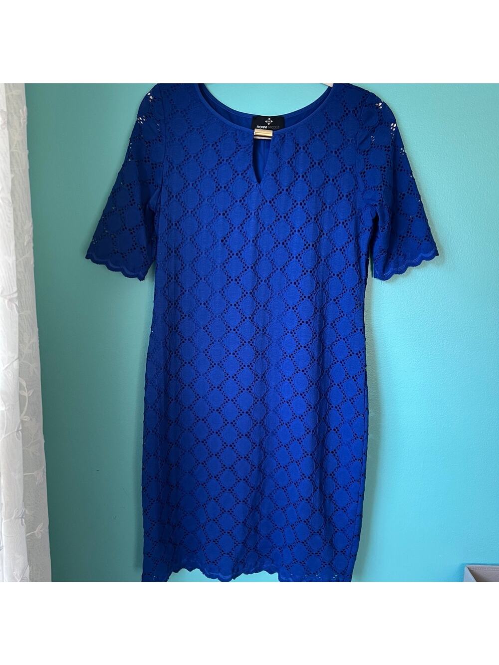 Ronni Nicole blue Classy dress size 8
